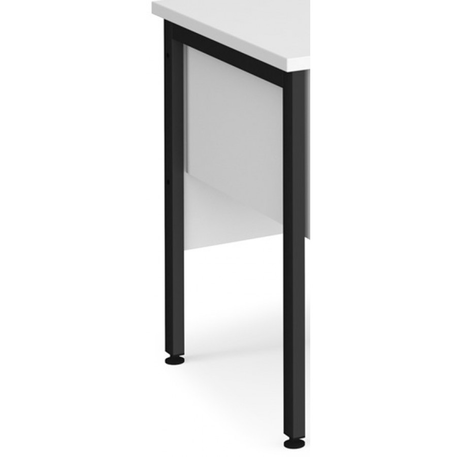 Maestro H Frame Shallow Desk with Two Drawer Pedestal